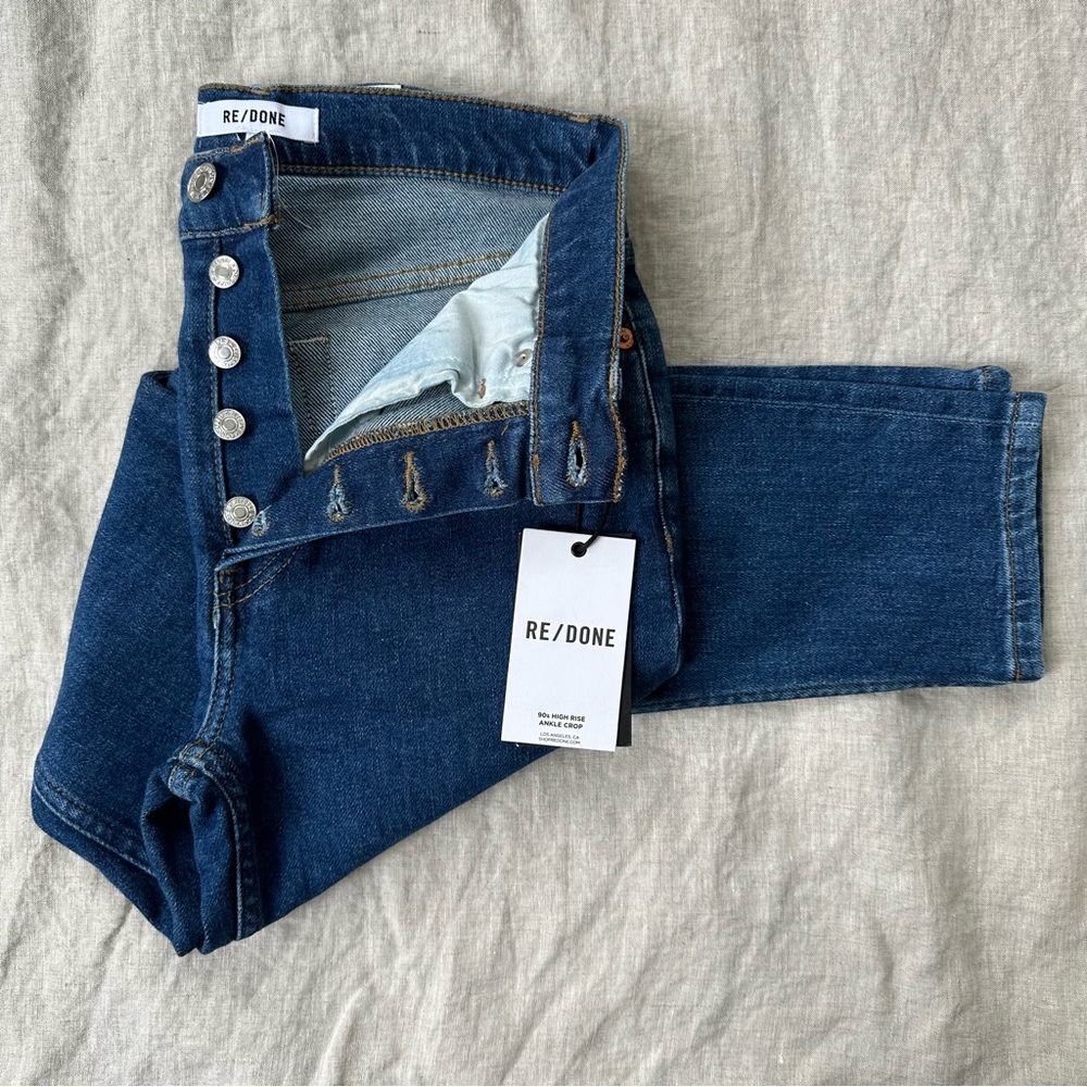 Re/Done Jeans - 90s Ankle Crop Western Rinse